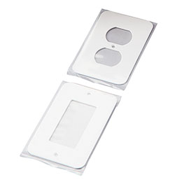 Comes with multiple outlet plates for a perfect finish