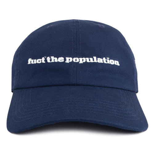 FTP X FUCT Fuct The Population Hat Navy Blue - curatedsupply.com