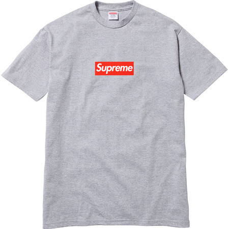 Supreme Box Logo Tee Grey - curatedsupply.com