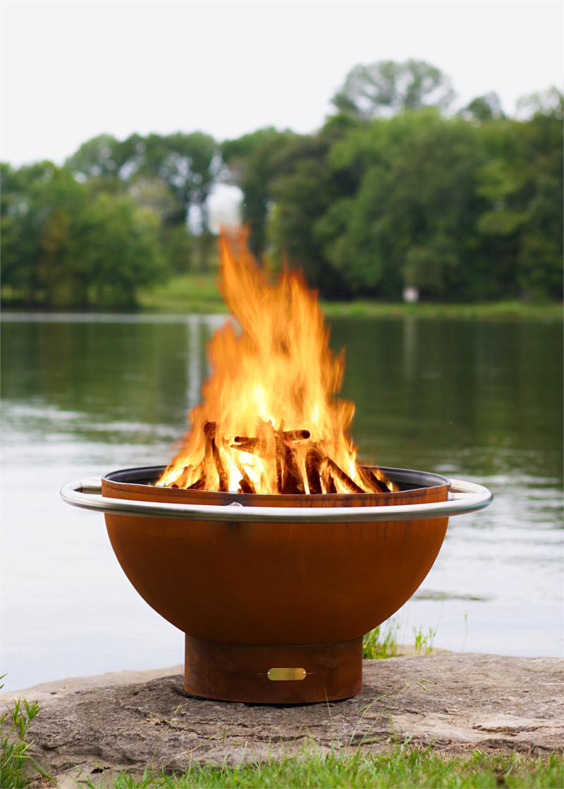Bella Luna Fire Pit By Fire Pit Art Fire Pits & Outdoor Heating Image 1. - Bella Luna Fire Pit By Fire Pit Art Fire Pits & Outdoor Heating