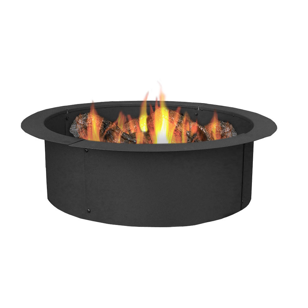 Sunnydaze 27” Fire Pit Rim – DIY In-Ground Fire Pit