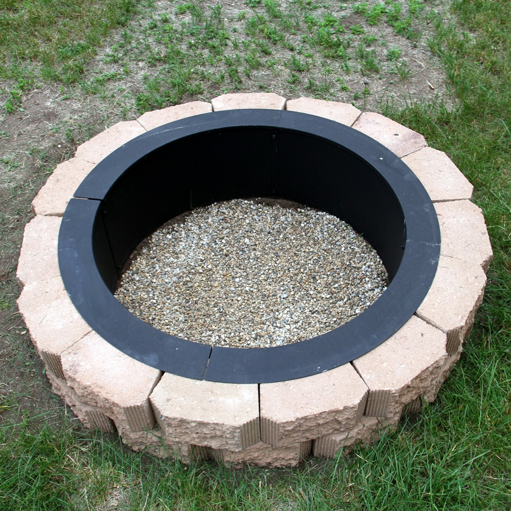 Sunnydaze Heavy-Duty Fire Pit Rim – DIY Fire Pit ... Image 4 ... - Sunnydaze Heavy-Duty Fire Pit Rim – DIY Fire Pit