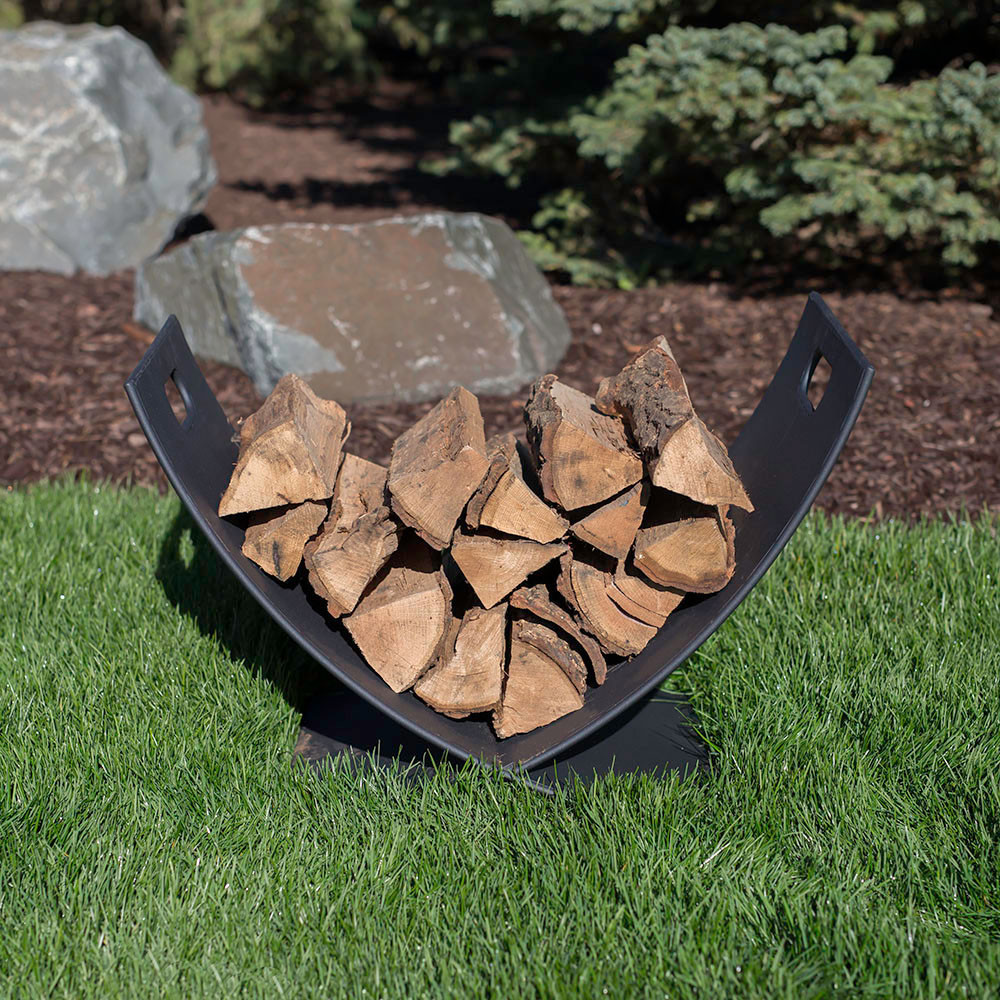 small indoor log holder