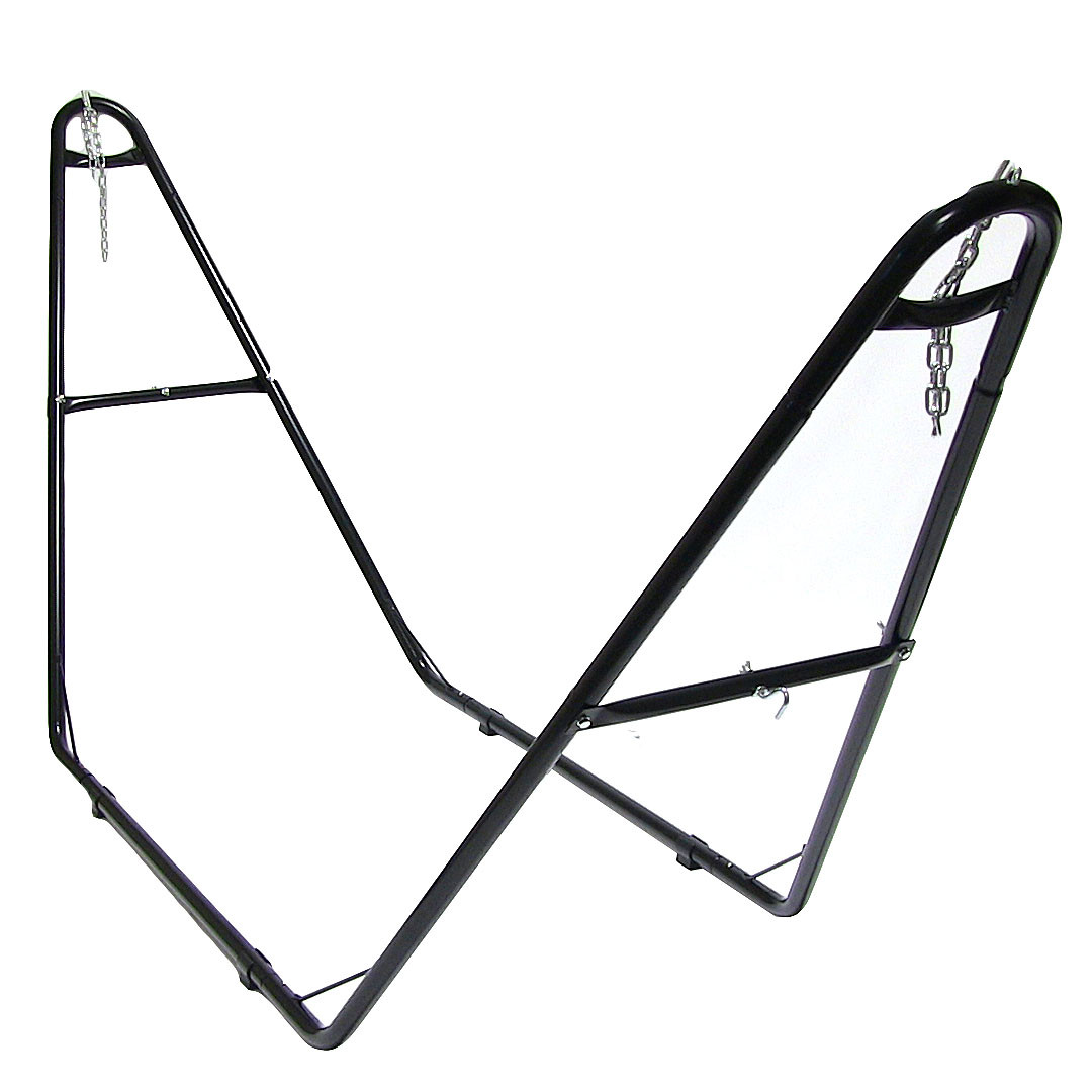 Sunnydaze Cotton Double Wide 2-Person Rope Hammock With Spreader ... Multi-Use Hammock Stand ... - Sunnydaze Cotton Double Wide 2-Person Rope Hammock With Spreader
