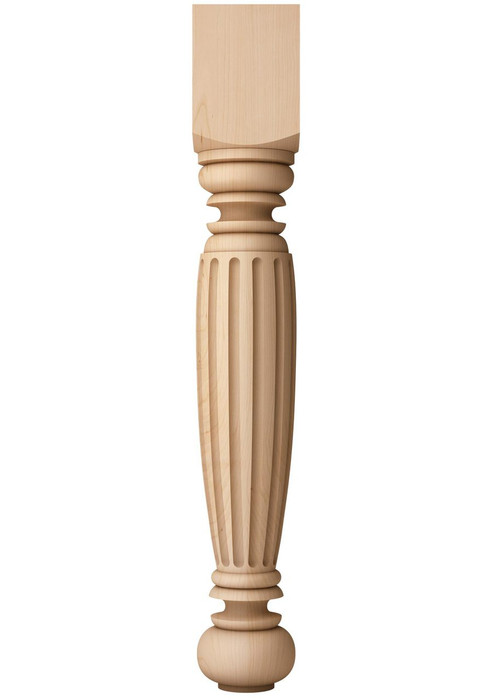 Large Fluted Farmhouse Dining Table Leg 29\u0026quot; TableLegs.com Large Fluted Farmhouse Dining Table Leg 29\u0026quot; TableLegs.com