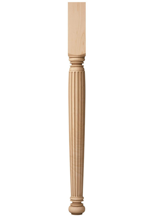 Fluted Country Kitchen Leg 42"