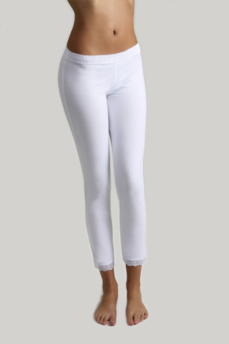 Leggings - White over White