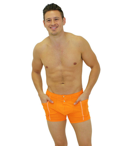 Men's Boxer Trunks with Pockets