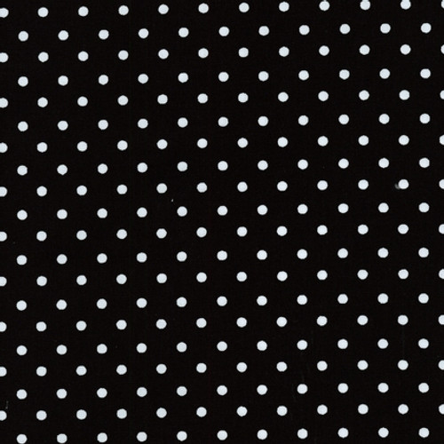 Black Polka Dot Waistband Swatch