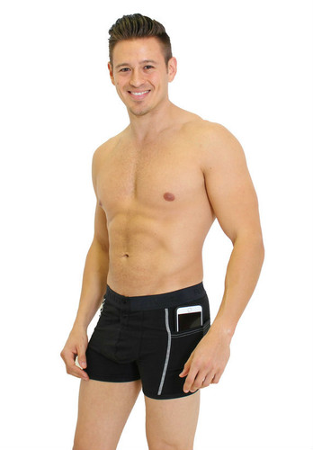Men's underwear with pockets
