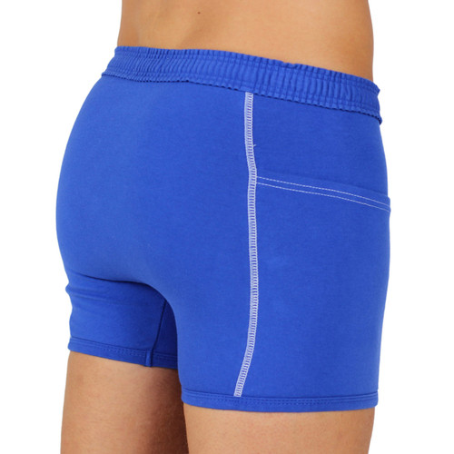 Blue Boxer Briefs with Athletic Scrunch Waistband