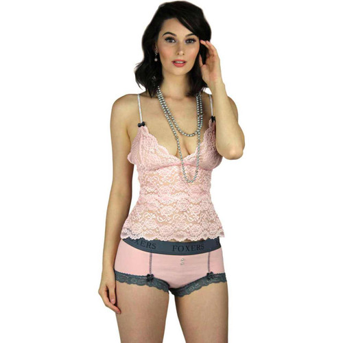 Soft and Comfortable Pink Lace Nightie