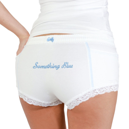 "Something Blue" Monogrammed Boxer Briefs
