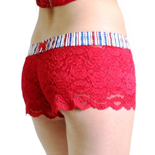 Red White and Blue / Red Lace Boxers