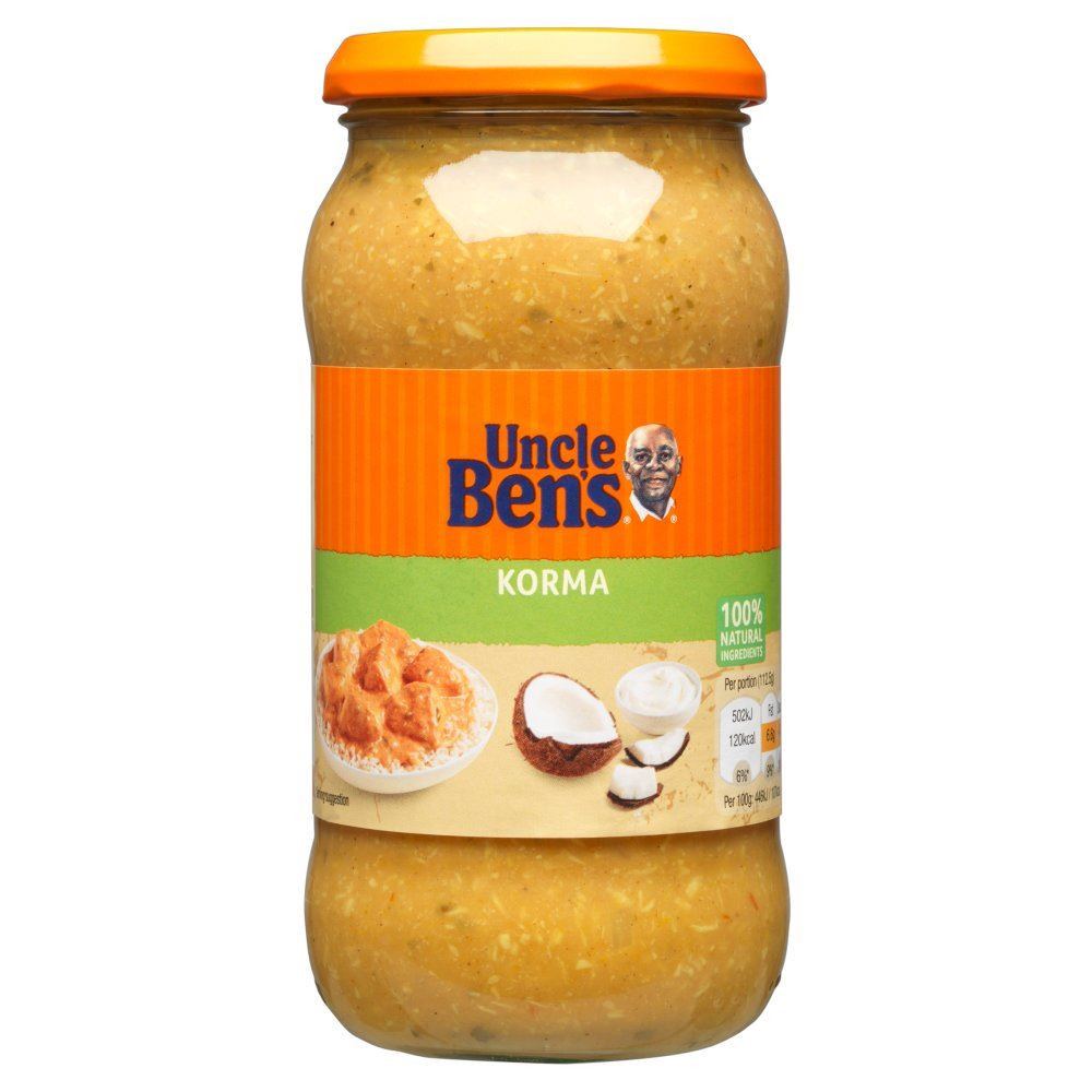 Uncle Ben's Korma Sauce 450g Single Jar (450g x 1 Jar)