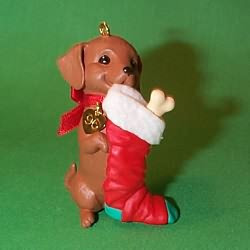 1996 puppy love 6 dachshund christmas ornament the 1996 puppy love 6 dachshund christmas ornament the