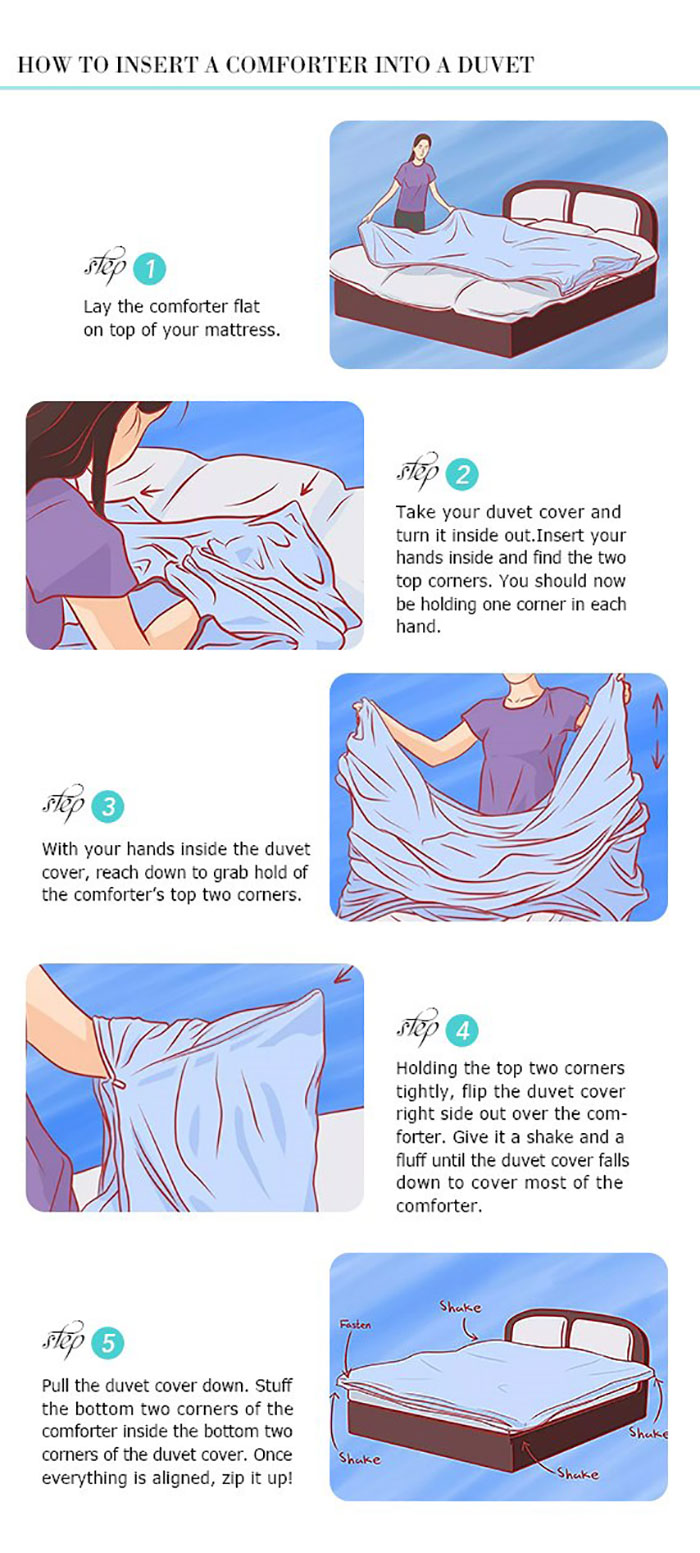 How to Put On a Duvet Cover
