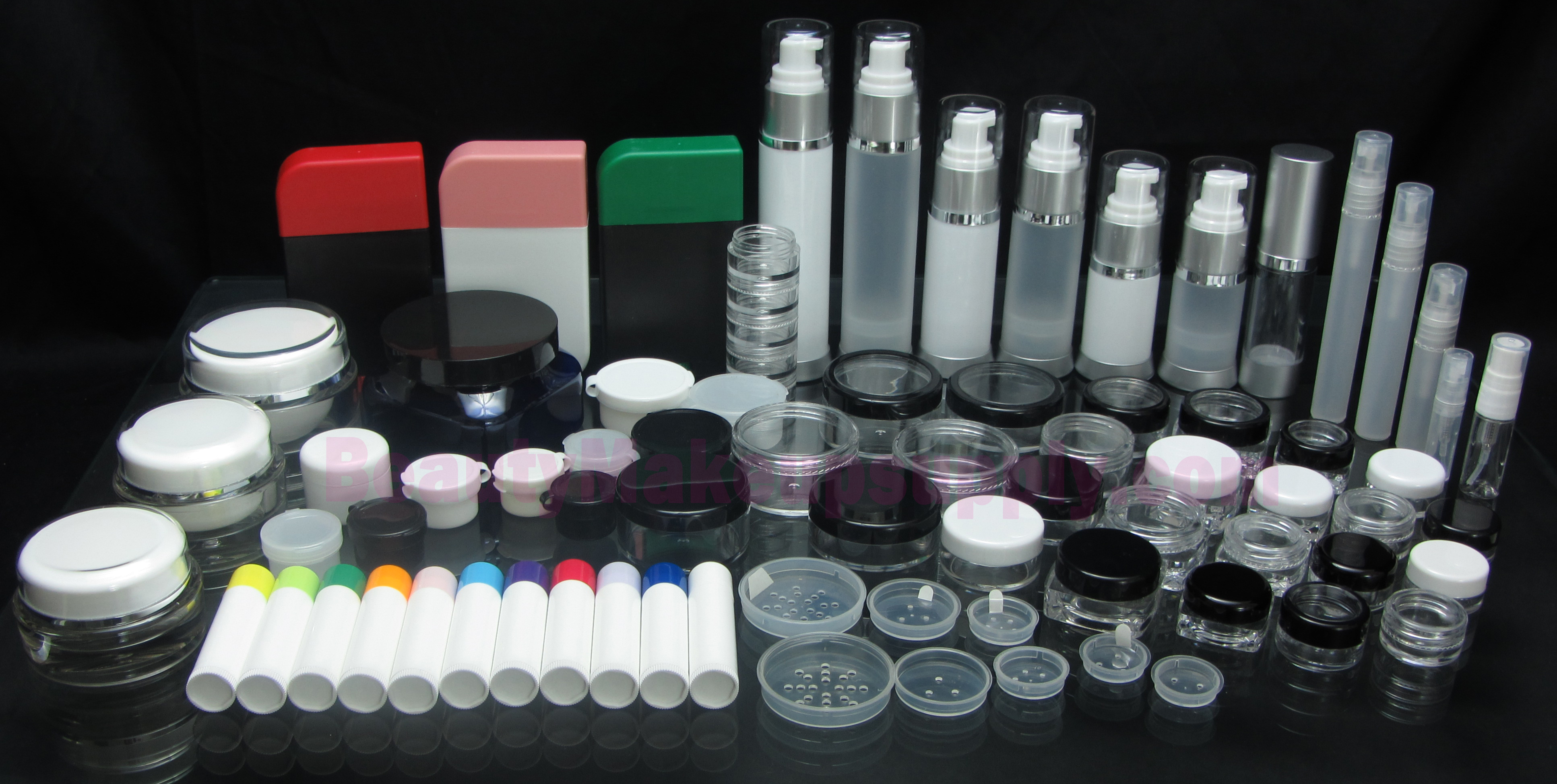 Shop disposable makeup applicators online, wholesale cosmetic jars on