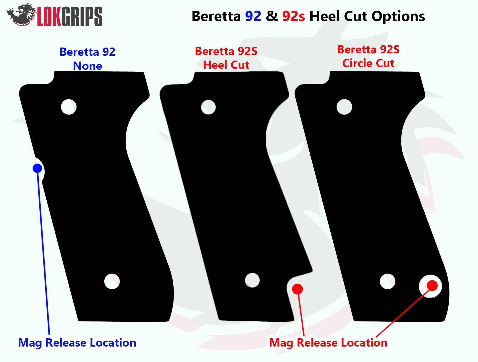 Details about   beretta 92s padauk grip drass emblem 