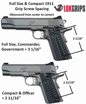 1911 Ridgebacks - LOK Grips