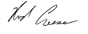 Rod Creese signature