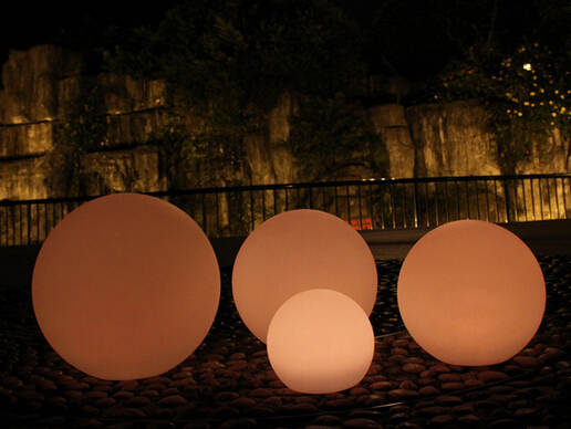 Colorful Waterproof LED Luminous Sphere;Horizon-lights