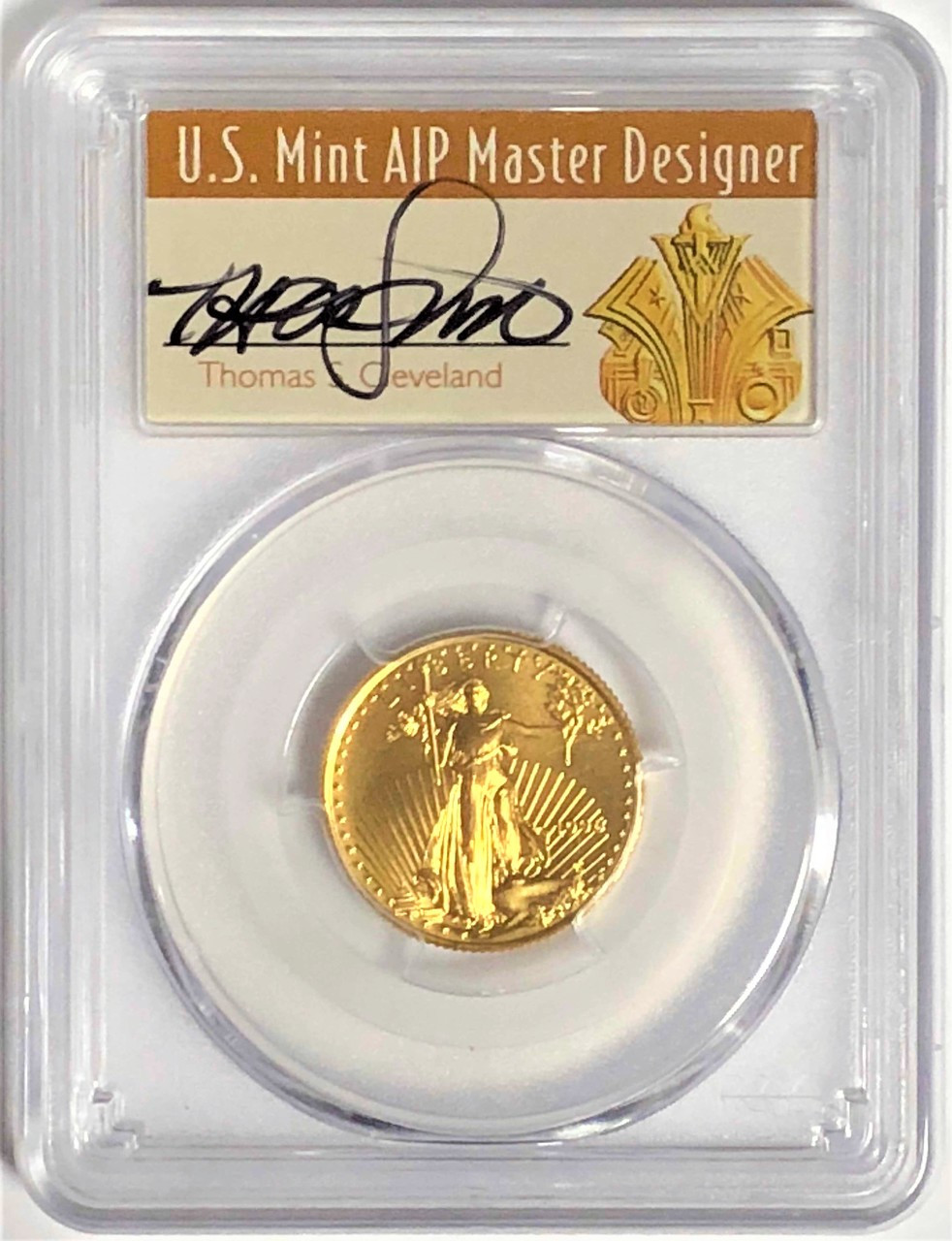 1996 10 Gold Eagle Ms70 Pcgs Thomas Cleveland Art Deco Pop 1 Price Guide 3500