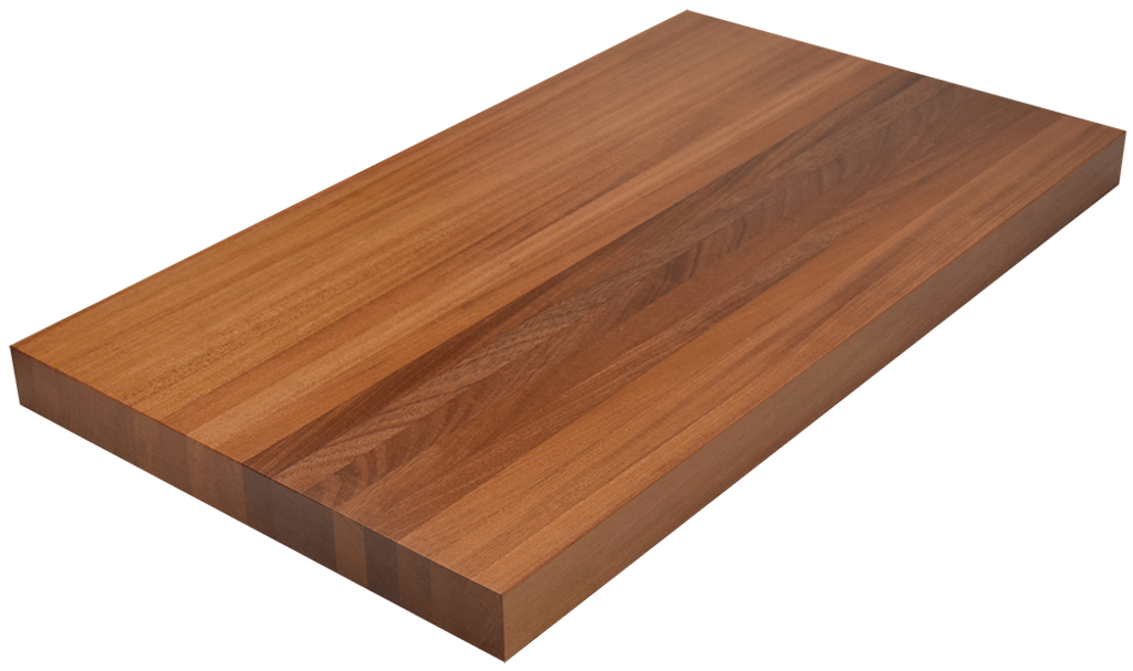 African Mahogany Edge Grain Butcher Block Countertop ...