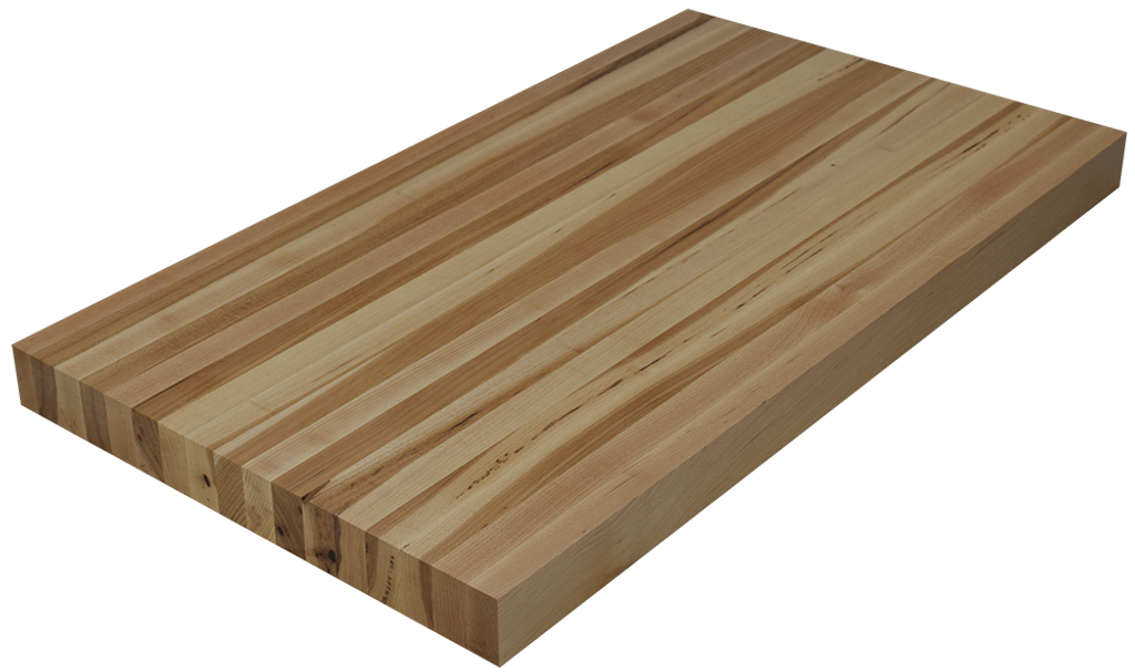 Hickory Edge Grain Butcher Block Countertop Hardwood Lumber Company Hickory Edge Grain Butcher Block Countertop
