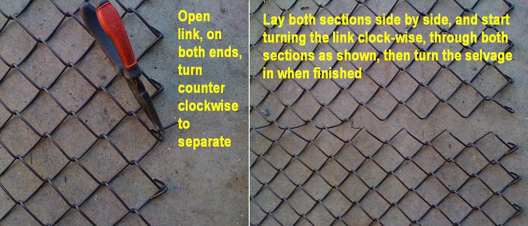 fence chain link cut mesh faq smashed wire join complete packages questions fencing attach splicing frequently asked cutters leatherman crunch