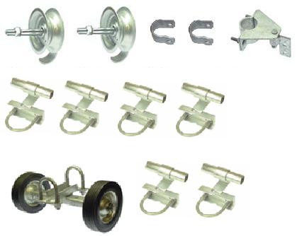 Fence Rolling Gate Hardware Kit - Commercial - Chain link ...
