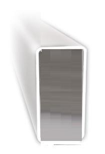 Vinyl White Rail 2 x 3 1 2 x 8ft BLANK Fence Material Vinyl White Rail 2 x 3 1 2 x 8ft BLANK Fence Material