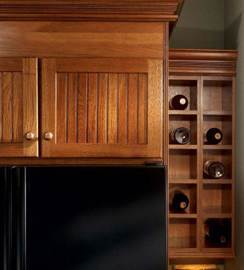 wall wine rack cabinet - kraftmaid