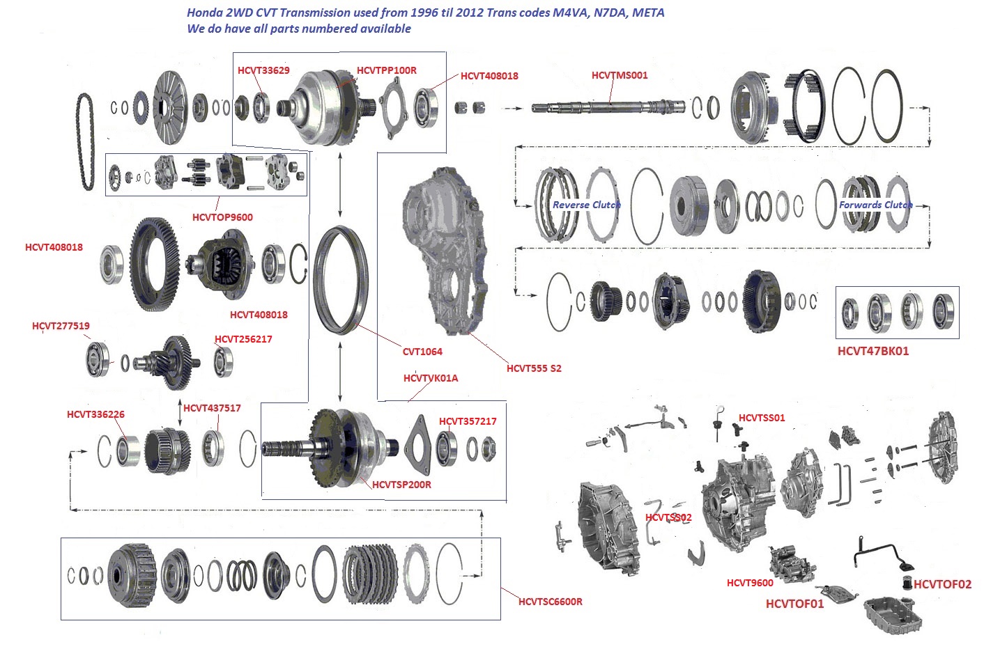 Honda Cvt Transmission Diagram