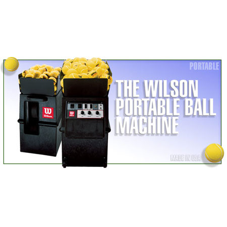 Wilson Portable Tennis Ball Machine From Oncourt Offcourt