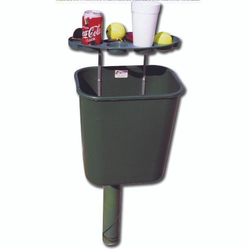 Tidi-court Tennis Court Station Complete Unit / Green / Replacement Basket Only / Oncourt Offcourt