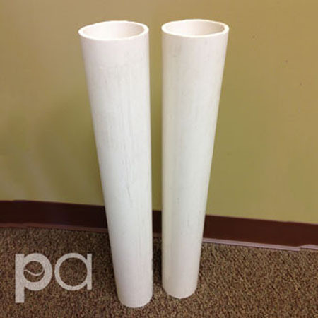 Putterman Pvc 24" Ground Sleeves For 2-7/8" Round Tennis Posts (set) From Oncourt Offcourt