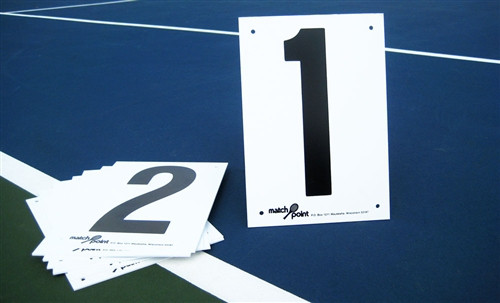 Tennis Court Numbers - OnCourt OffCourt