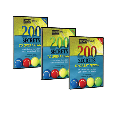 200 Secrets To Great Tennis (3-volume Set) / Tennis Video Download / Oncourt Offcourt