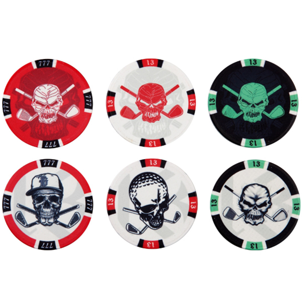 New Tattoo Golf Poker Casino Chip Ball Markers