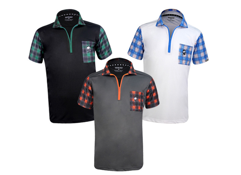 Men's Performance Zippered Golf Shirt - GT Hazard