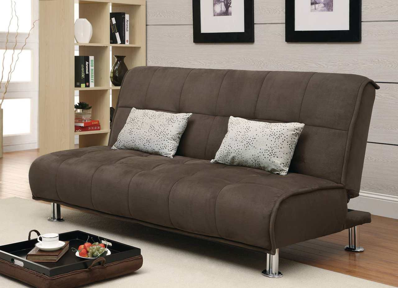 Coaster Paradox Sofa Bed in Brown - DealBeds.com