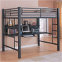 Coaster Safeguard Full Loft Bunk Bed with Workstation ...