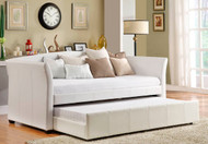 Homelegance Meyer Daybed with Trundle, Twin, White Thumbnail