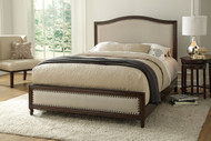Fashion Bed Group Grandover Wood Upholstered Bed Espresso Thumbnail