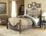Fashion Bed Group Baroque Bed in Gilded Slate Thumbnail