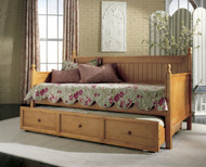 Fashion Bed Group Casey Daybed with Trundle in Honey Maple Thumbnail
