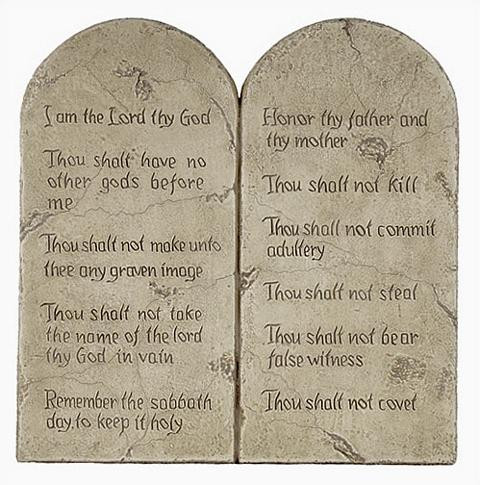 ten commandments decalogue small 10 commandments reliefs wall