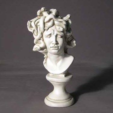 medusa head bust