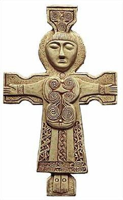 Celtic Crucifix of Athlone - County Roscommon, Ireland, 800AD - T: The